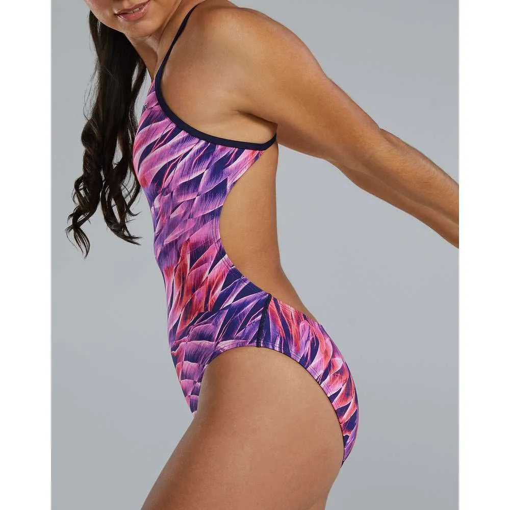 TYR Durafast Elite Cutoutfit Falcon Baddräkt female, Pink / multi