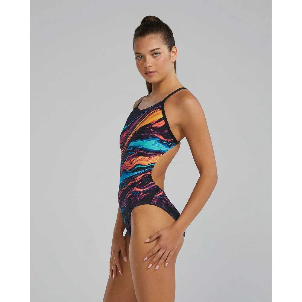 TYR Durafast Elite Cutoutfit Magmata Baddräkt female