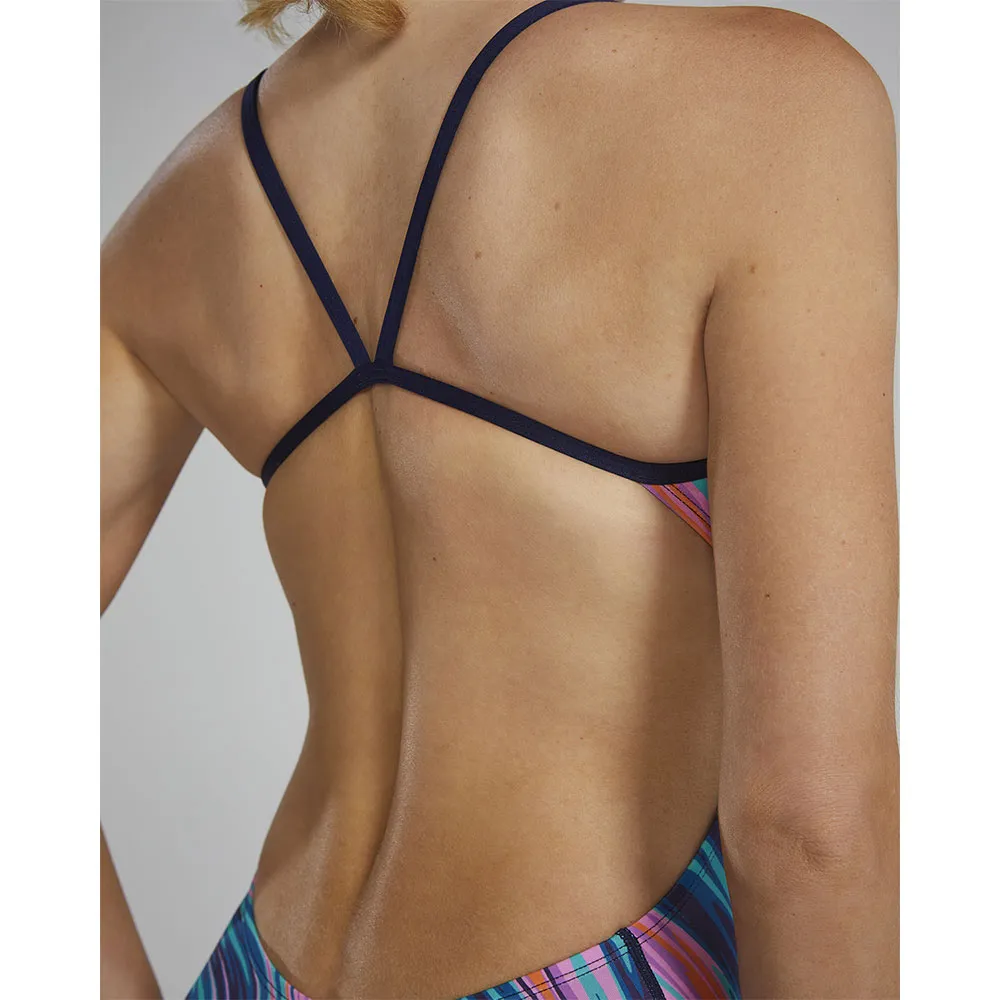 TYR Durafast Elite Cutoutfit Riptidal Baddräkt female TYR Durafast Elite Cutoutfit Riptidal Baddräkt female