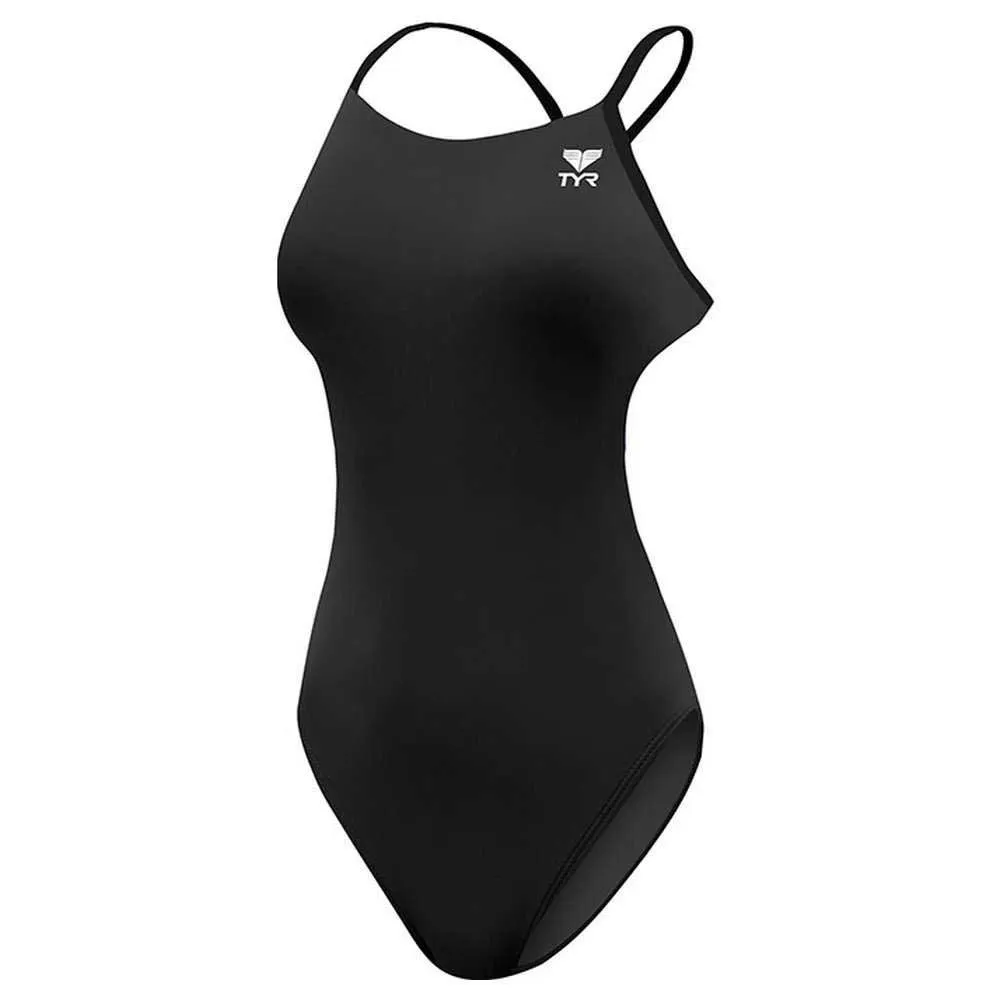TYR Durafast Elite Cutoutfit Solid Baddräkt female