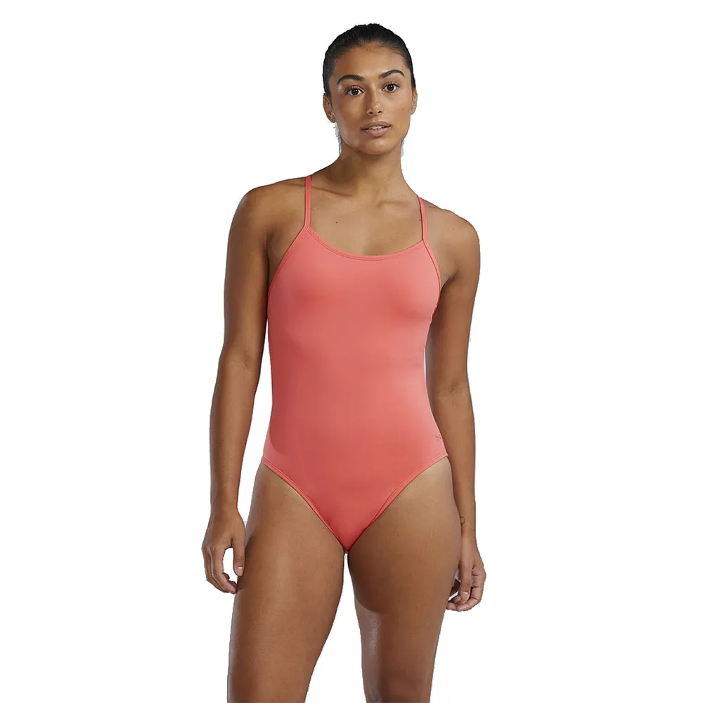 TYR Durafast Elite Cutoutfit Solid Baddräkt female TYR Durafast Elite Cutoutfit Solid Baddräkt female