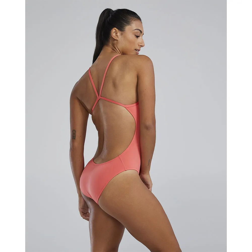TYR Durafast Elite Cutoutfit Solid Baddräkt female TYR Durafast Elite Cutoutfit Solid Baddräkt female