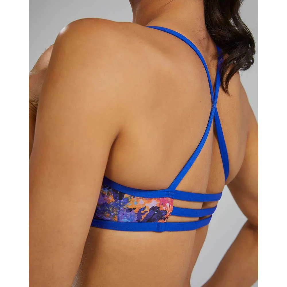 TYR Durafast Elite Trinity Montipora Bikinitopp female, Purp / orange, L