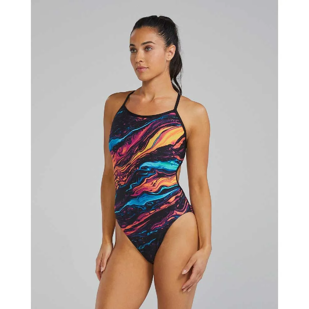 TYR Durafast Elite Trinityfit Magmata Baddräkt female