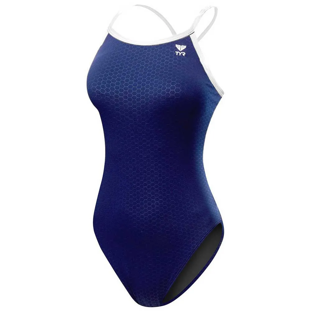TYR Hexa Diamondfit Baddräkt Refurbished female, Navy / white