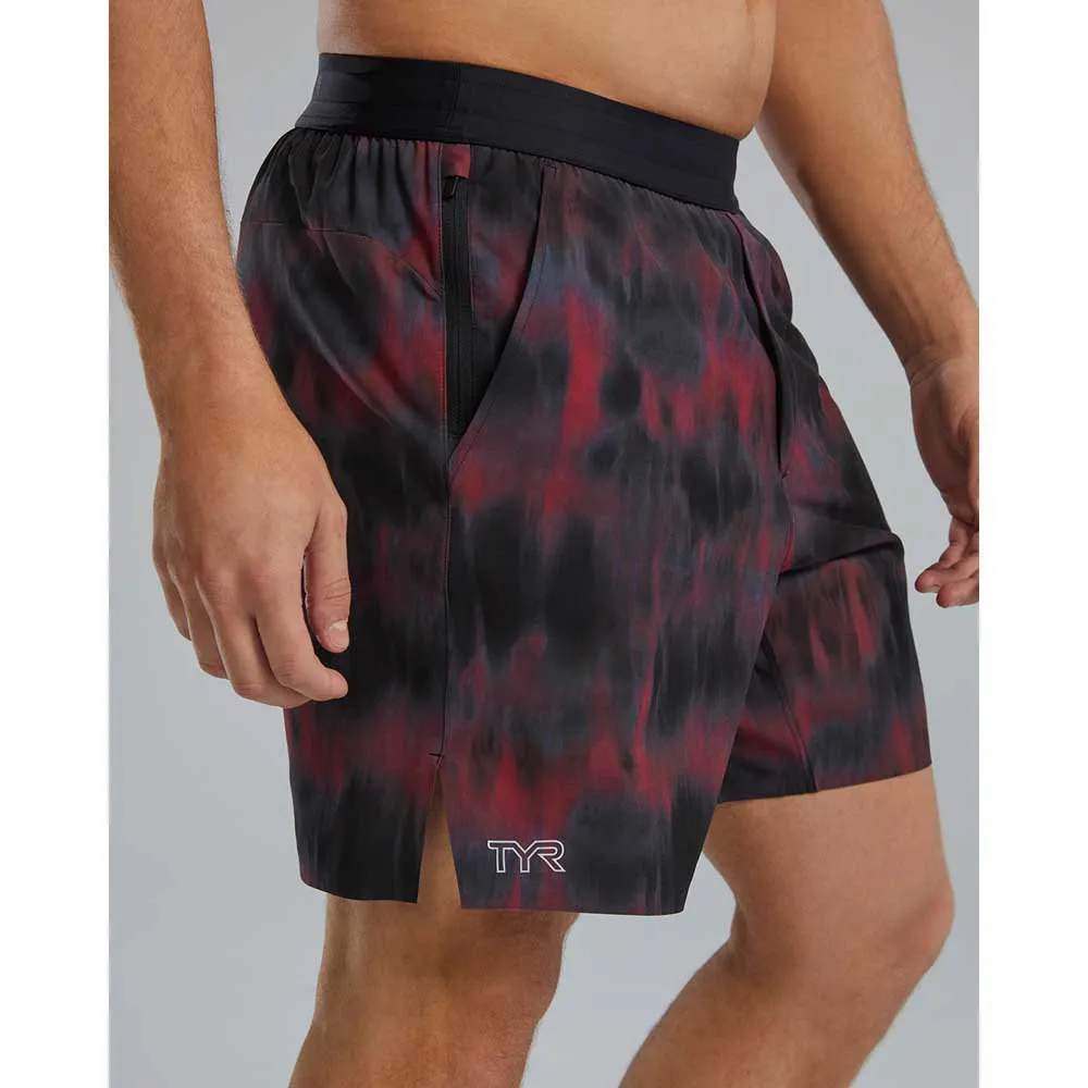 TYR Hydrosphere Unlined 7 Inch Spectrik Simshorts male, Black / burgundy TYR Hydrosphere Unlined 7 Inch Spectrik Simshorts male, Black / burgundy