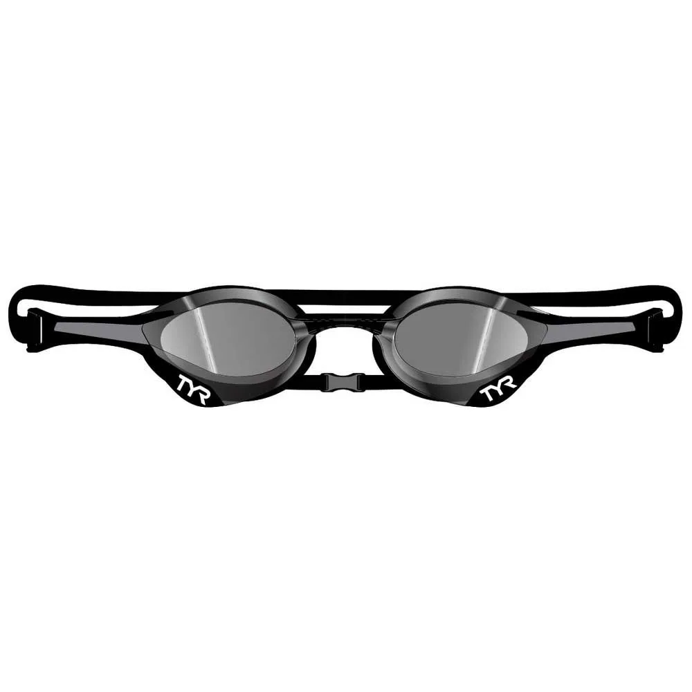 TYR Tracer X Elite Race Simglasögon Med Spegelglas unisex, Silver / black / silver, One Size