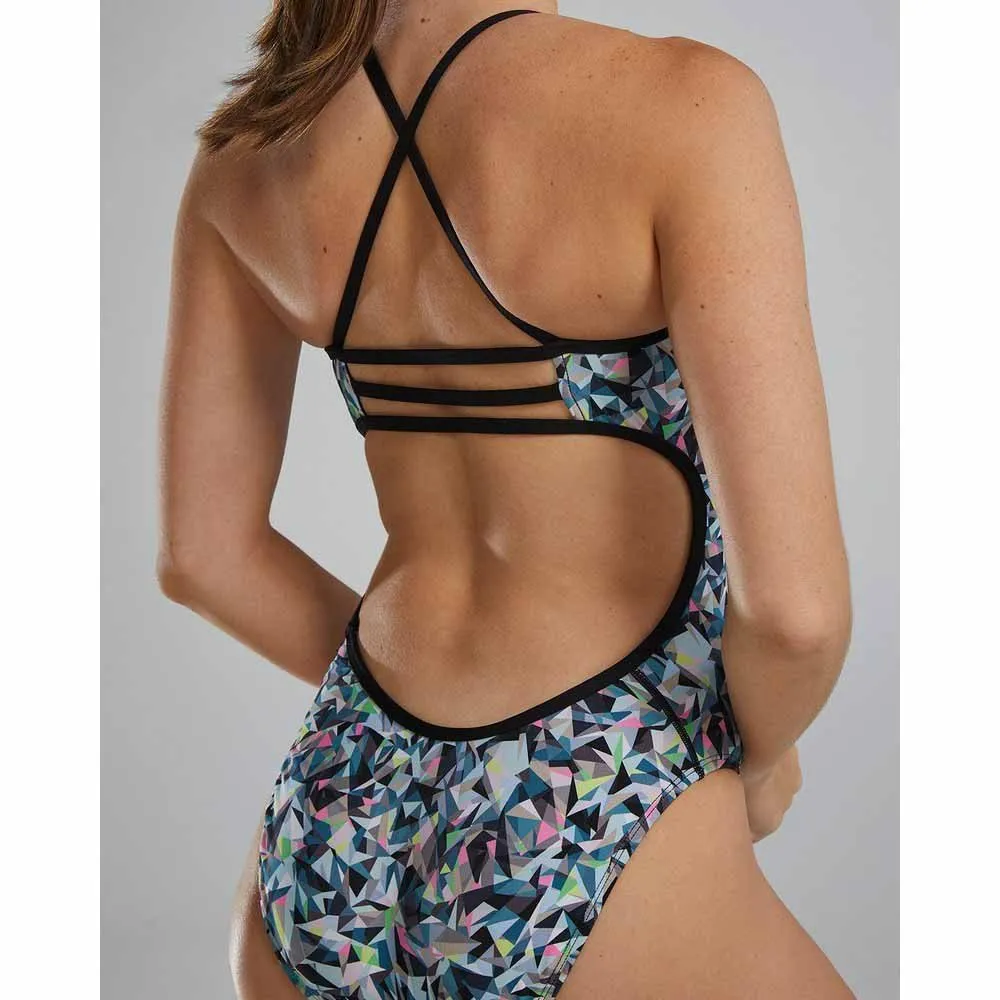 TYR Trinityfit Prsmbrk Baddräkt female, Black / multi