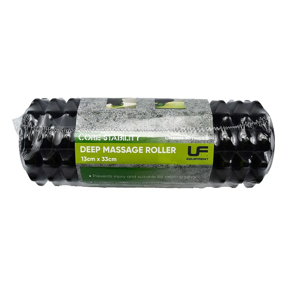 UFE Deep Massage Rulle, Black, 13 x 33cm