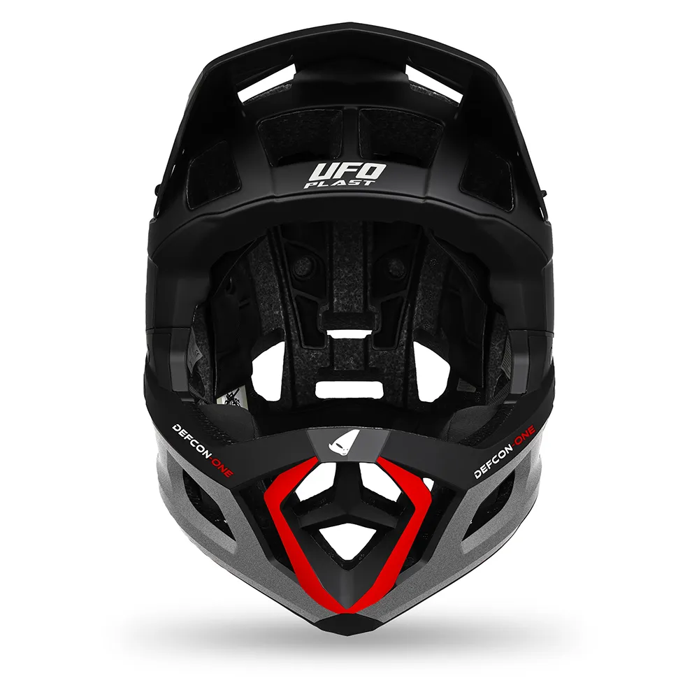 UFO Defcon-one Downhillhjälm, Black / Grey UFO Defcon-one Downhillhjälm, Black / Grey