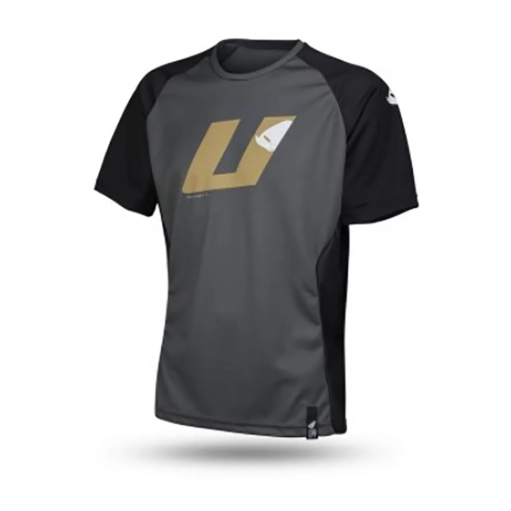 UFO Terrain Kortärmad Endurotröja, Grey / Black, XL UFO Terrain Kortärmad Endurotröja, Grey / Black, XL