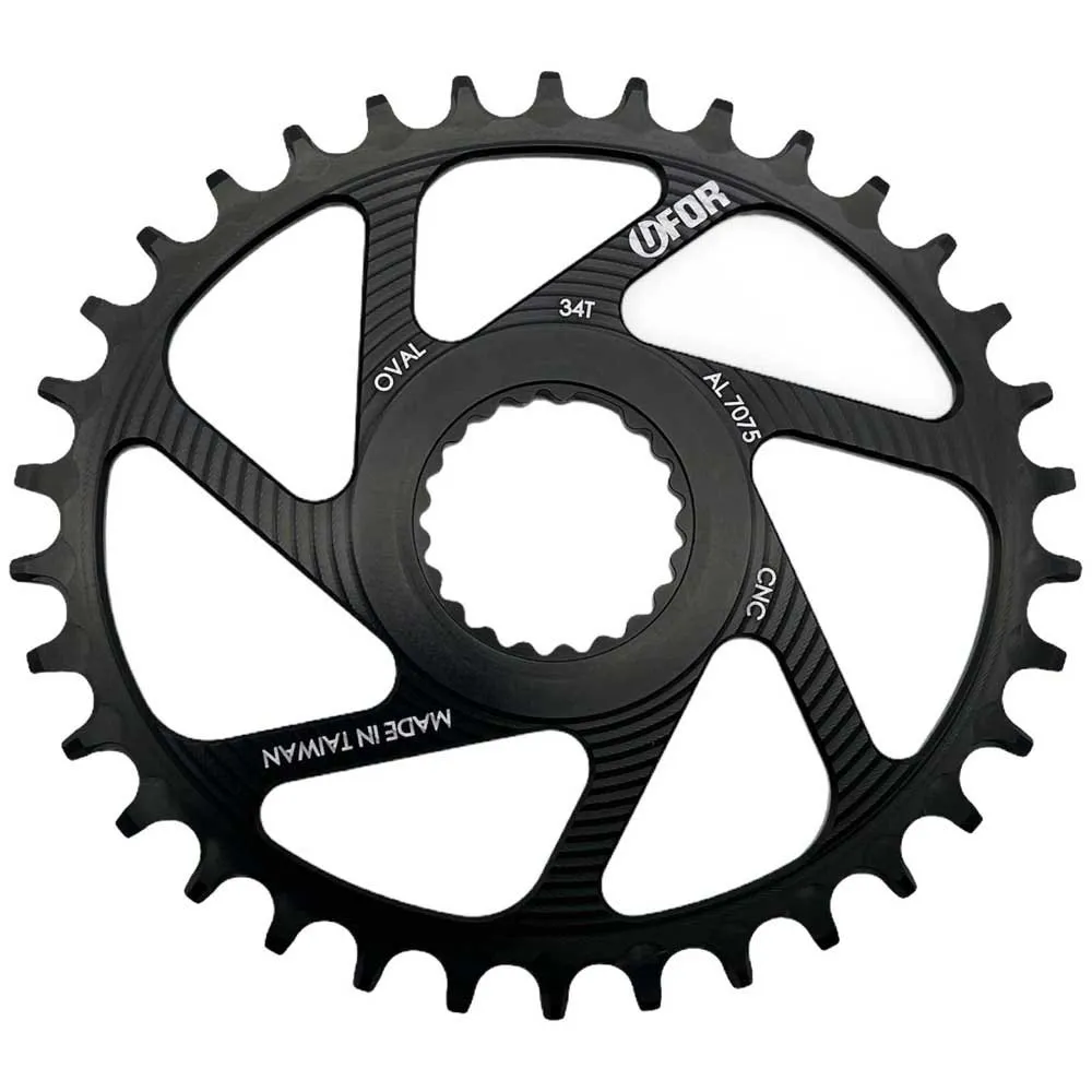Ufor Direct Mount Ovalt Kedjehjul, Black, 32t Ufor Direct Mount Ovalt Kedjehjul, Black, 32t