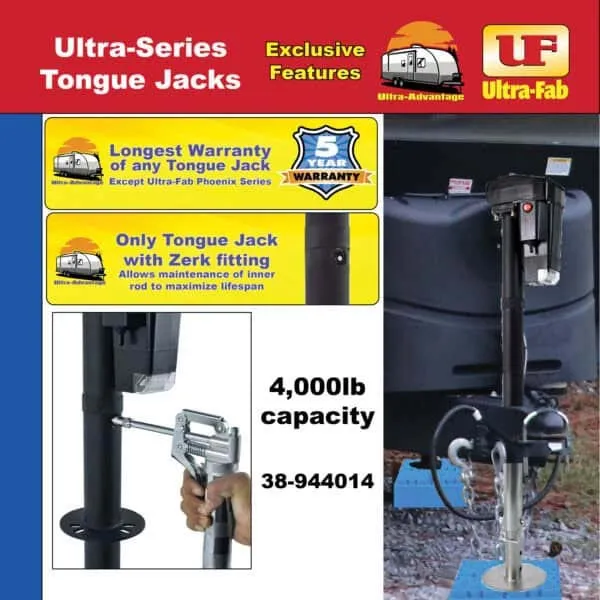 Ultra-fab Ultra 4000 Elektrisk Domkraft, Black, 4000lbs Ultra-fab Ultra 4000 Elektrisk Domkraft, Black, 4000lbs