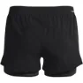 Under Armour 2 In 1 Iso Chill Run Korta Leggings female, Black / black