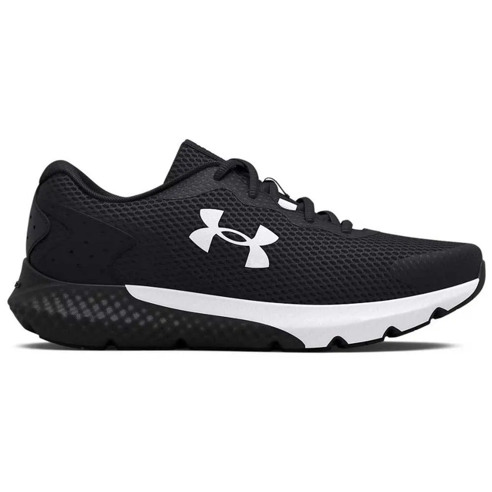 Under Armour Bgs Charged Rogue 3 Löparskor male, Black / black / white Under Armour Bgs Charged Rogue 3 Löparskor male, Black / black / white
