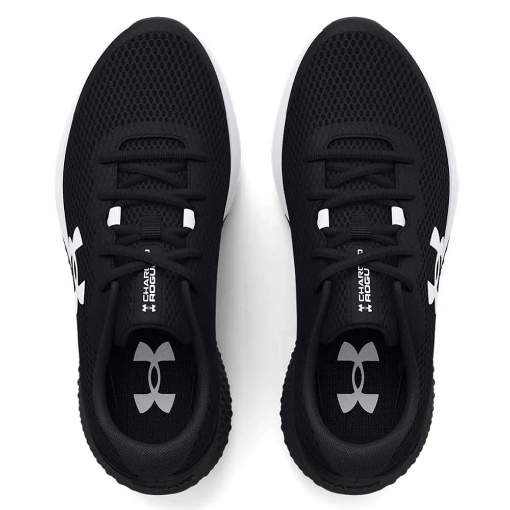 Under Armour Bgs Charged Rogue 3 Löparskor male, Black / black / white Under Armour Bgs Charged Rogue 3 Löparskor male, Black / black / white