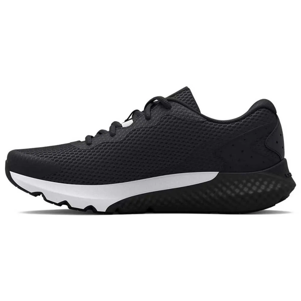 Under Armour Bgs Charged Rogue 3 Löparskor male, Black / black / white Under Armour Bgs Charged Rogue 3 Löparskor male, Black / black / white