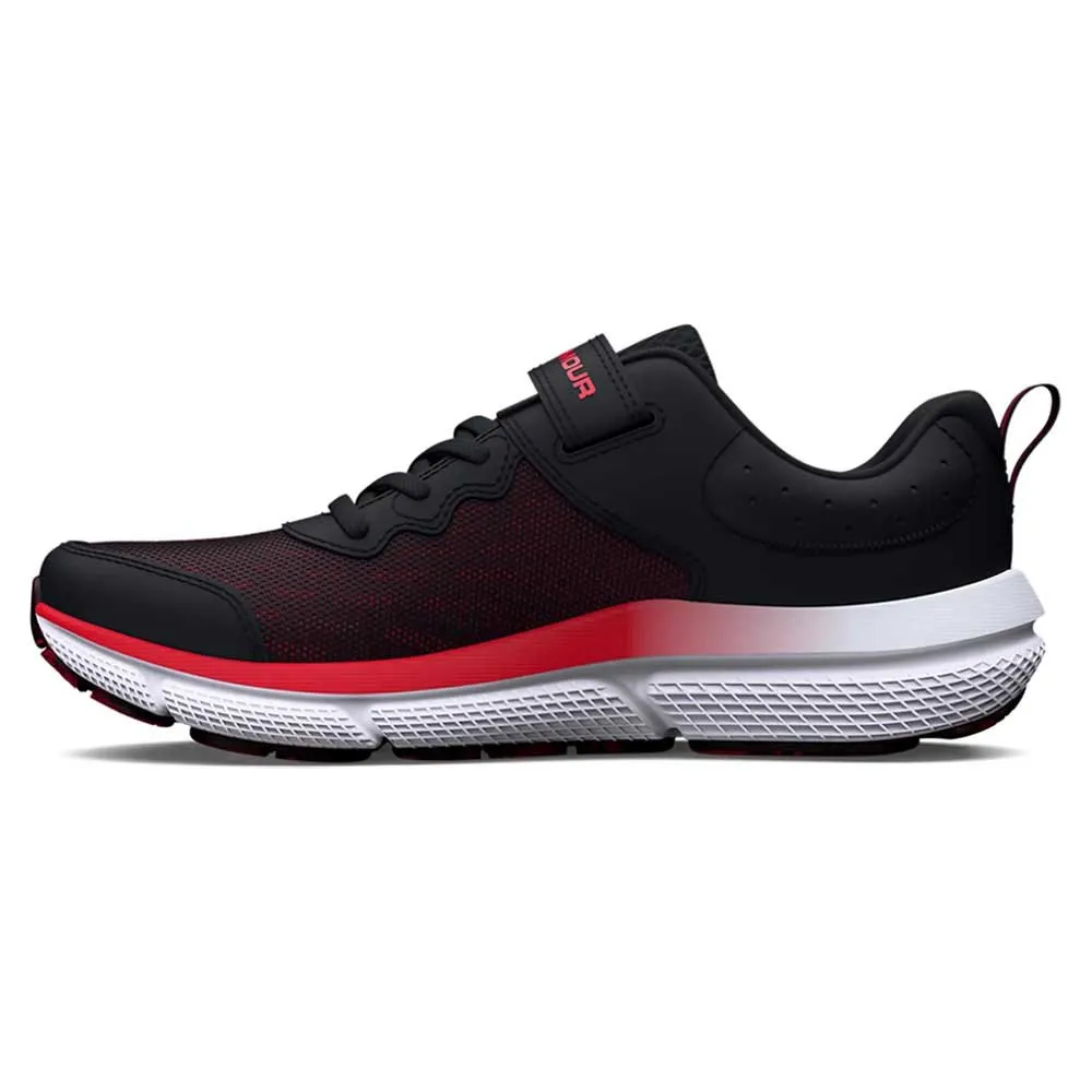 Under Armour Bps Assert 10 Ac Löparskor male, Black 001 / deep red 600 / red 600