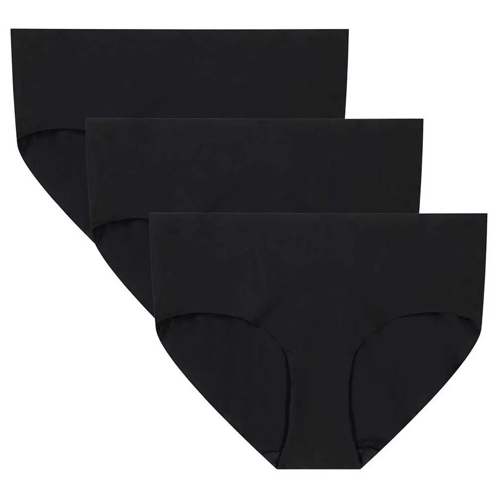 Under Armour Essential Stretch No Show Hip Trosor 3 Enheter, 001-black