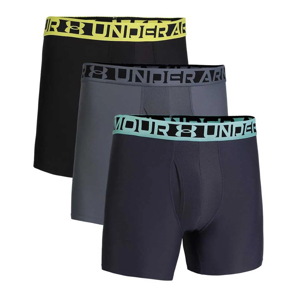 Under Armour Essential Tech 6´´ Boxers 3 Enheter, 044-grey