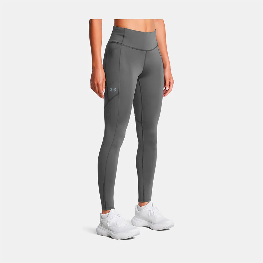 Under Armour Fly Fast Leggings female, Castlerock / castlerock / reflective, Regular