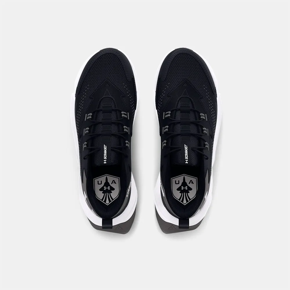 Under Armour Gs Scramjet 6 Löparskor male, Black / castlerock / white Under Armour Gs Scramjet 6 Löparskor male, Black / castlerock / white