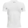 Under Armour Heatgear T-shirt male, White / black