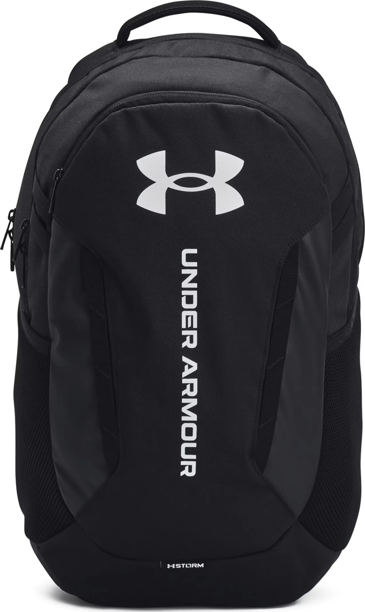 Under Armour Hustle Backpack, Black/metallic gold