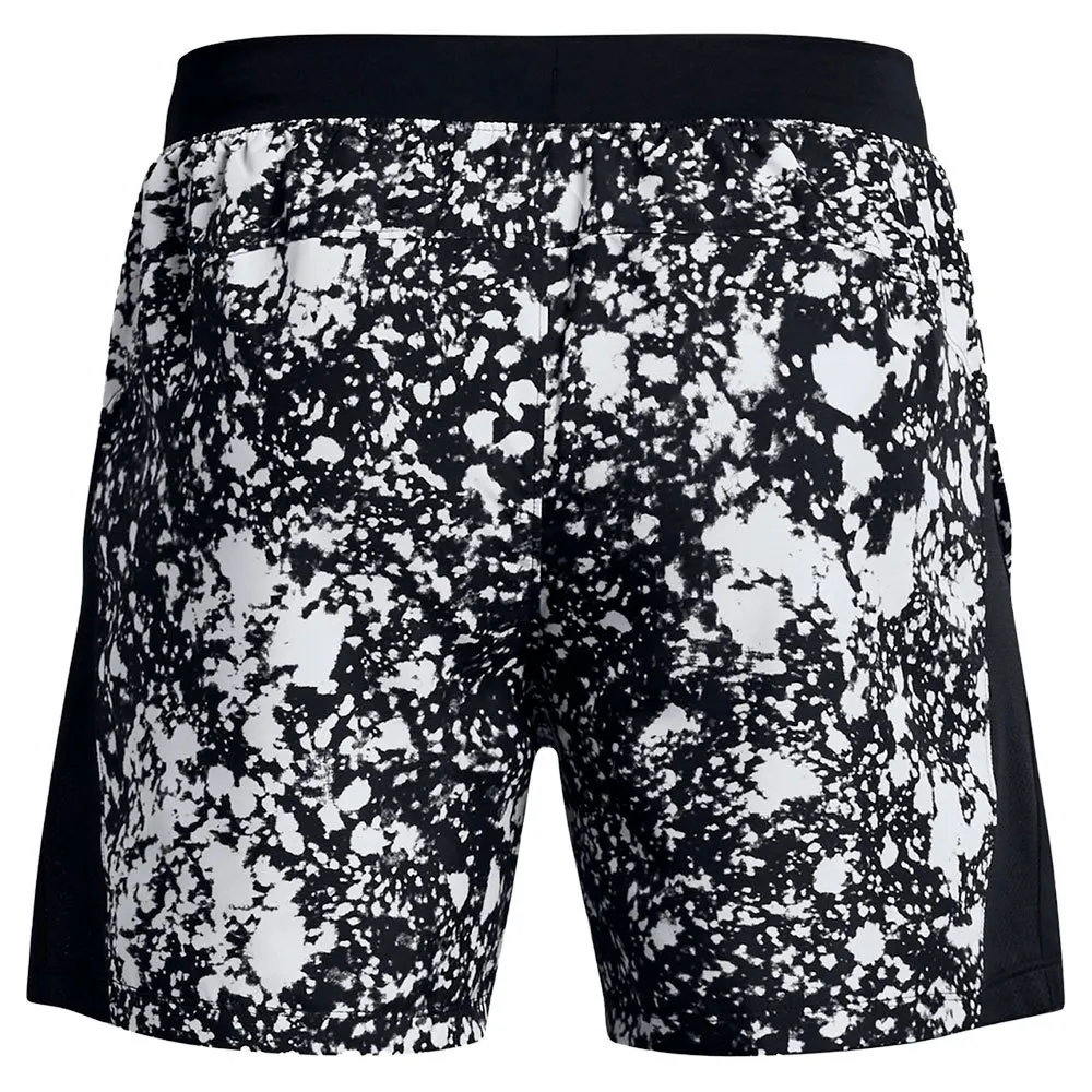 Under Armour Launch 5in Specks Shorts male, Black / black / reflective