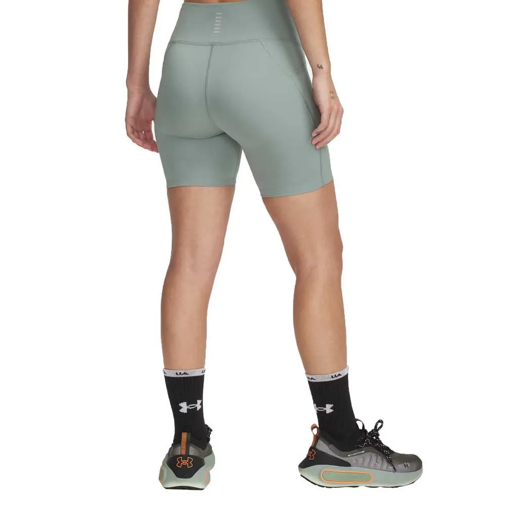 Under Armour Launch 6´´ Korta Leggings female, Silica green / reflective
