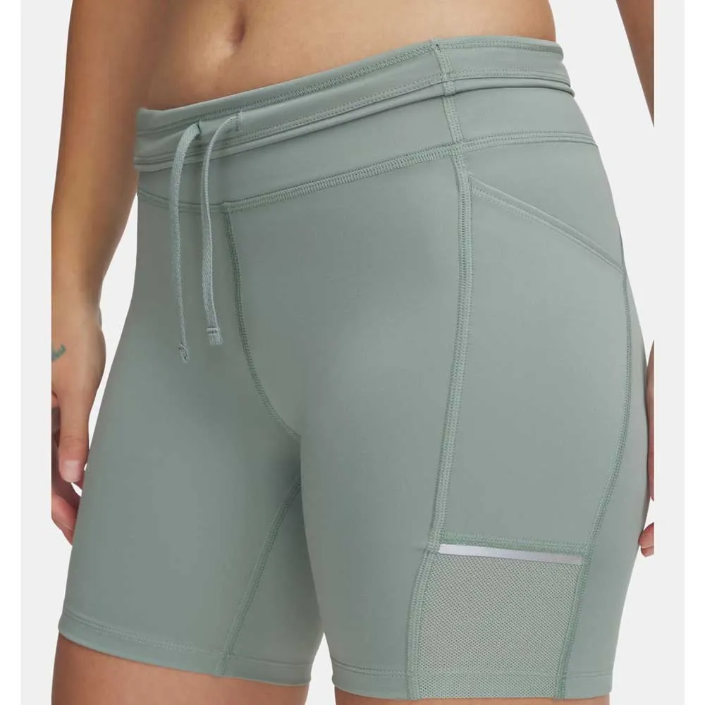 Under Armour Launch 6´´ Korta Leggings female, Silica green / reflective