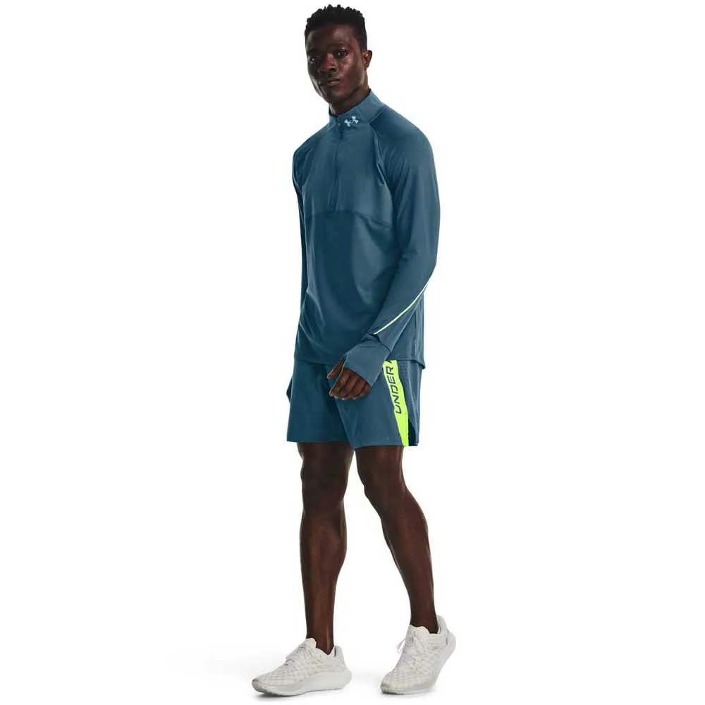 Under Armour Launch Elite 7´´ Shorts male, Static blue / lime surge / reflective