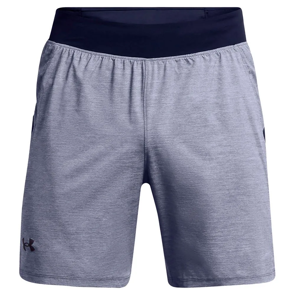 Under Armour Launch Elite 7in Hthr Shorts male, Midnight navy fade heather / midnight navy / reflective