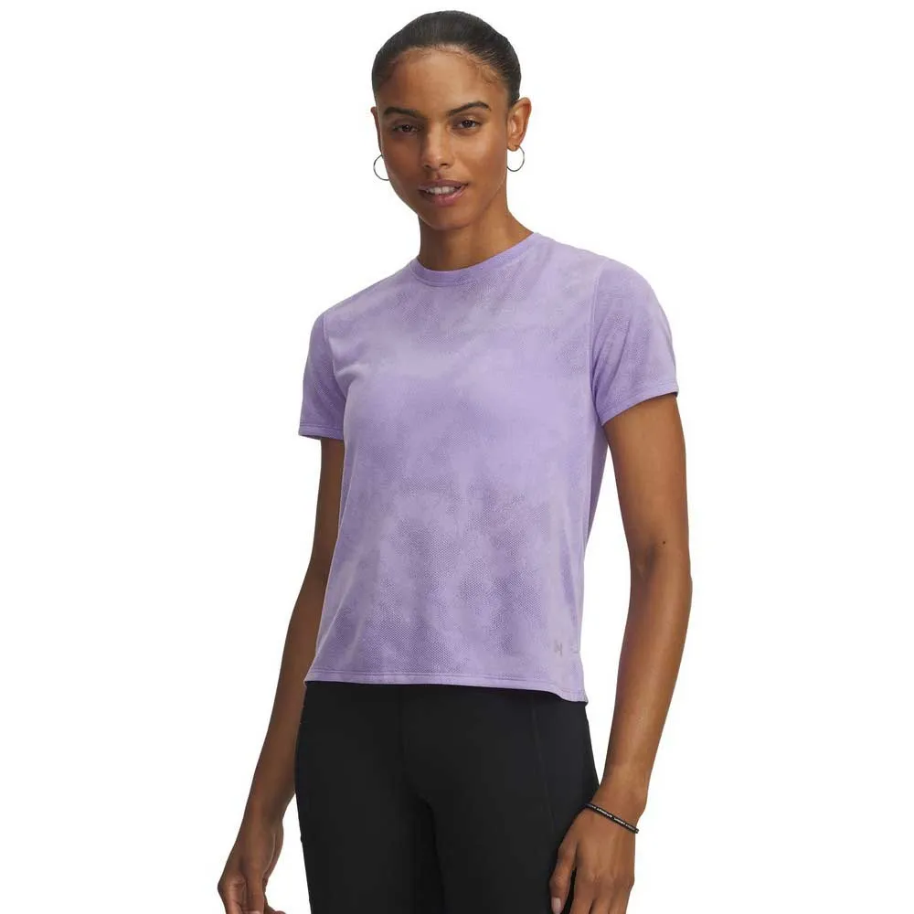 Under Armour Launch Jacquard T-shirt Med Korta ärmar female Under Armour Launch Jacquard T-shirt Med Korta ärmar female