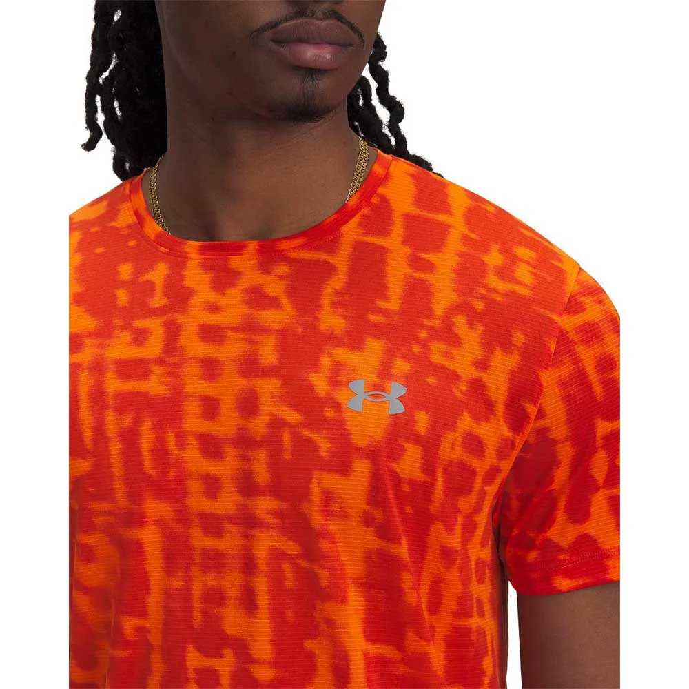 Under Armour Launch Printed T-shirt Med Korta ärmar male