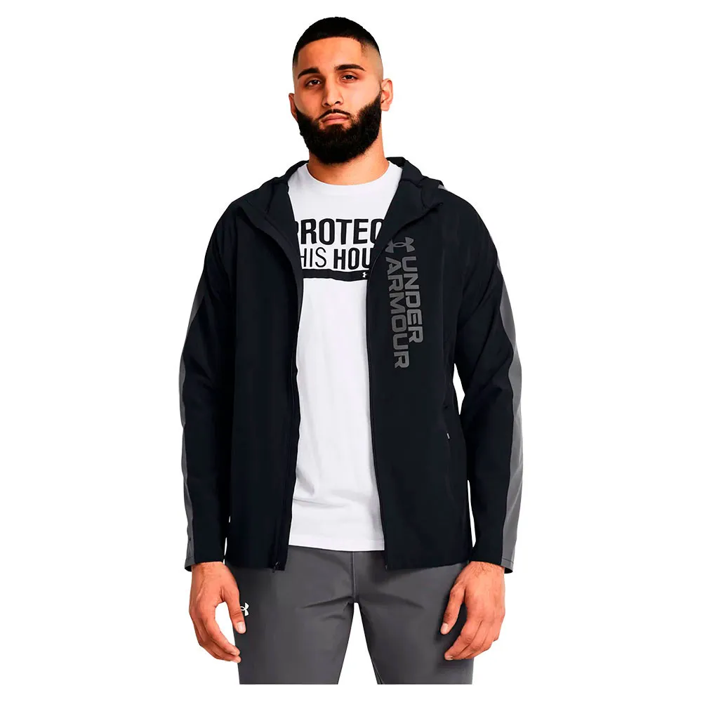 Under Armour Launch Storm Pro Jacka male, Black Under Armour Launch Storm Pro Jacka male, Black