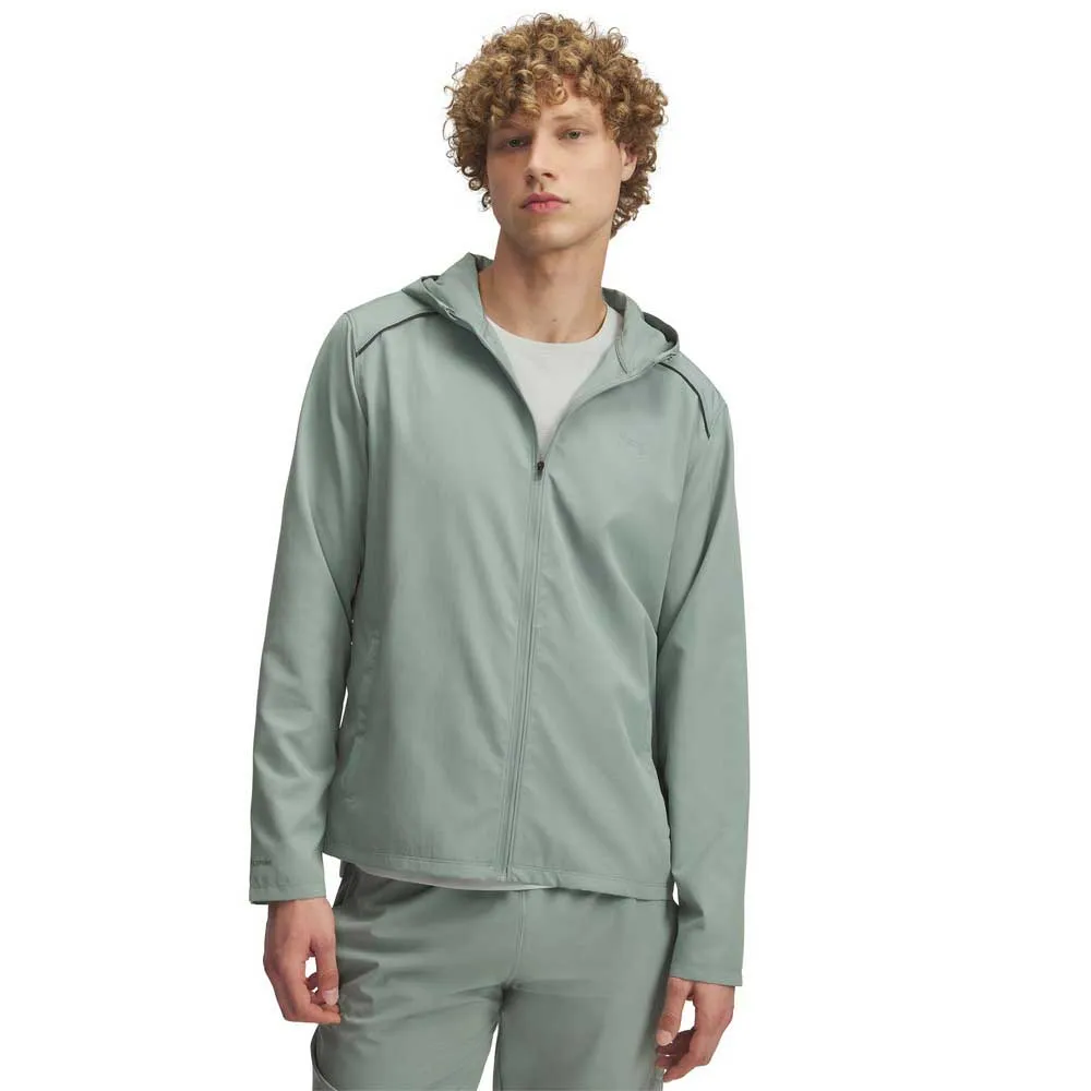 Under Armour Launch Vindjacka Refurbished male, Silica green / hydro green / reflective Under Armour Launch Vindjacka Refurbished male, Silica green / hydro green / reflective