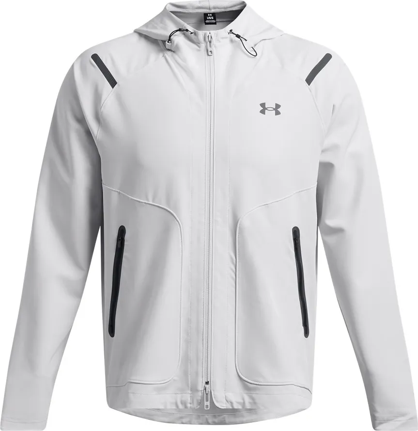 Under Armour Men's UA Unstoppable Left Chest Jacket, Halo Gray Under Armour Men's UA Unstoppable Left Chest Jacket, Halo Gray