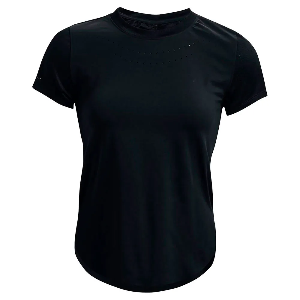 Under Armour Paceher T-shirt Med Korta ärmar female, 001-black Under Armour Paceher T-shirt Med Korta ärmar female, 001-black