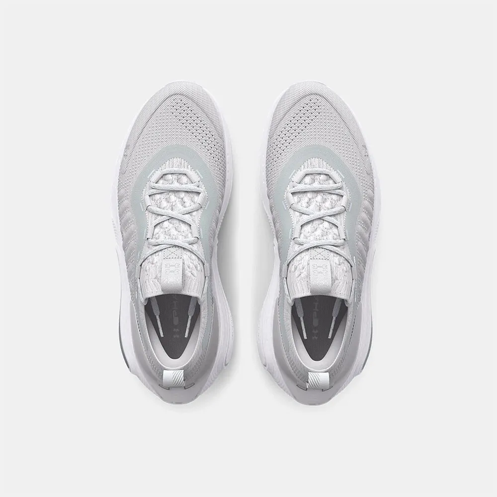 Under Armour Phantom 4 Reflect Löparskor male, Halo gray 014 / white 100 / metallic silver 099