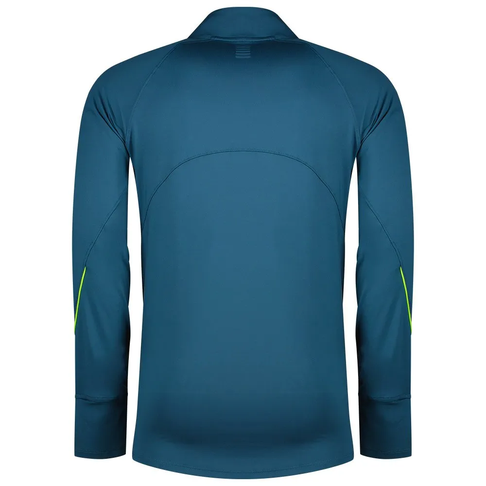 Under Armour Qualifier Run 2.0 Fleece Med Halv Dragkedja male, Static blue / static blue / reflective
