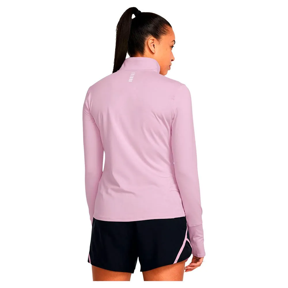Under Armour Qualifier Run Fleece Med Halv Dragkedja female
