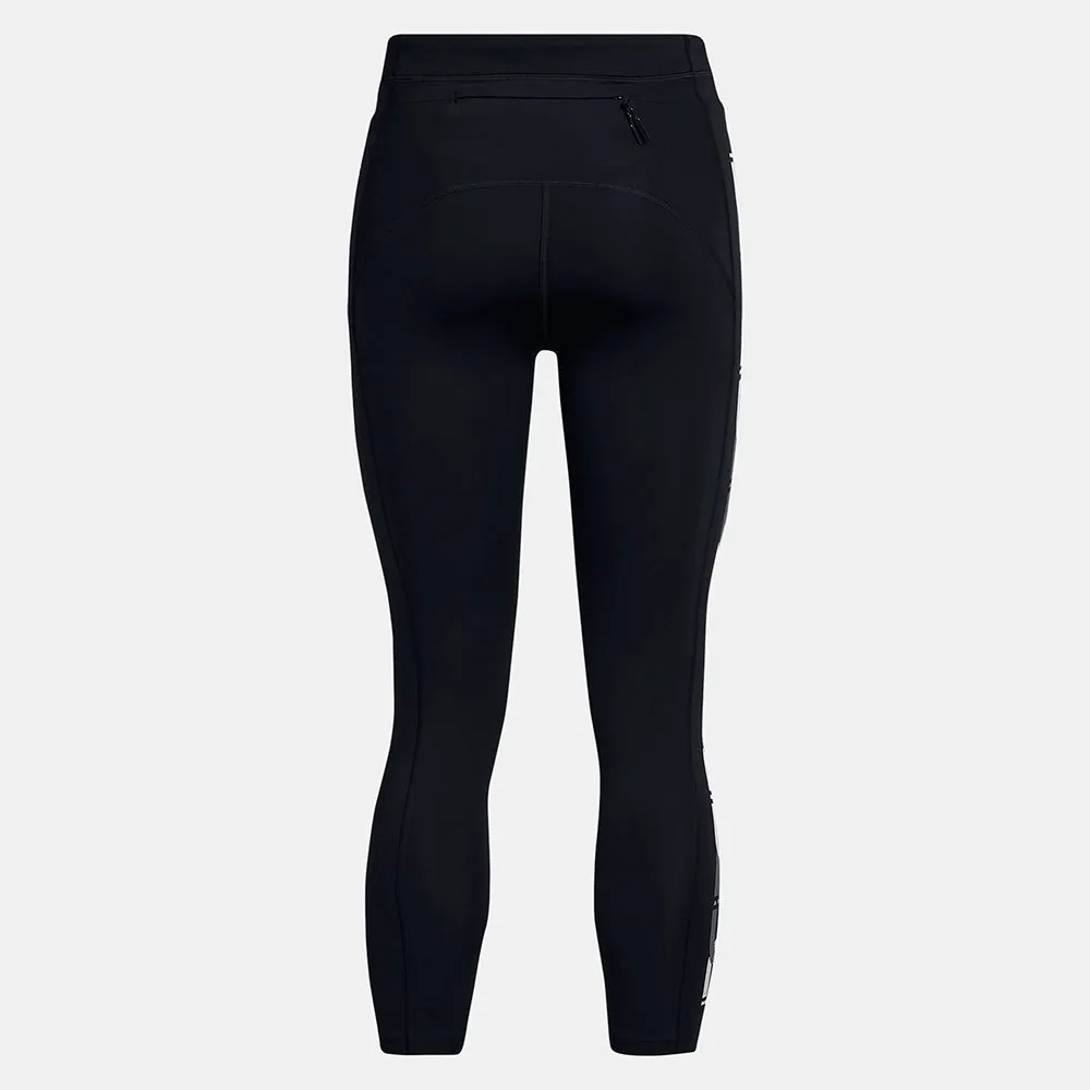 Under Armour Run Anywhere Leggings female, Black / tetra gray / white