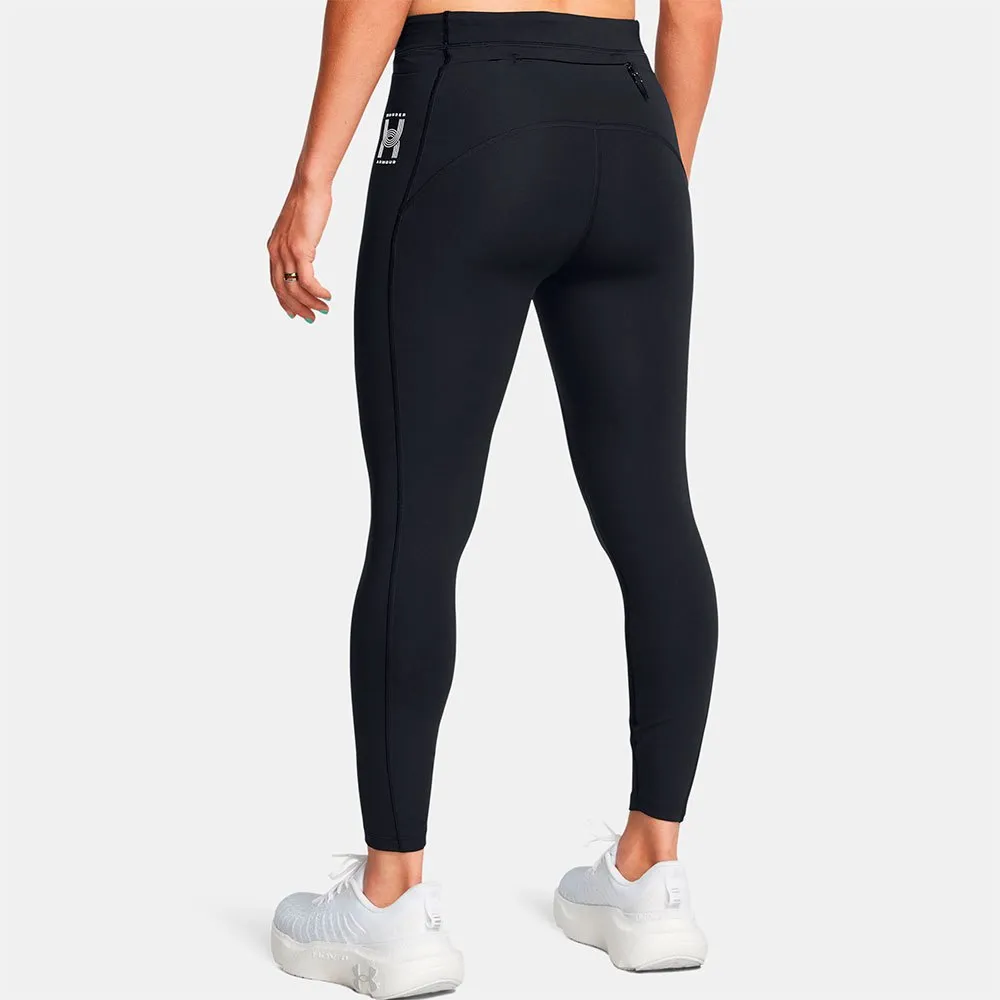 Under Armour Run Anywhere Leggings female, Black / tetra gray / white