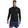 Under Armour Seamless Halv Dragkedja Långärmad T-shirt male, Black