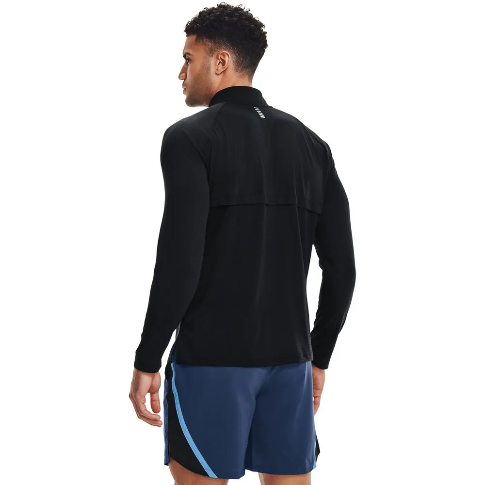 Under Armour Seamless Halv Dragkedja Långärmad T-shirt male, Black Under Armour Seamless Halv Dragkedja Långärmad T-shirt male, Black