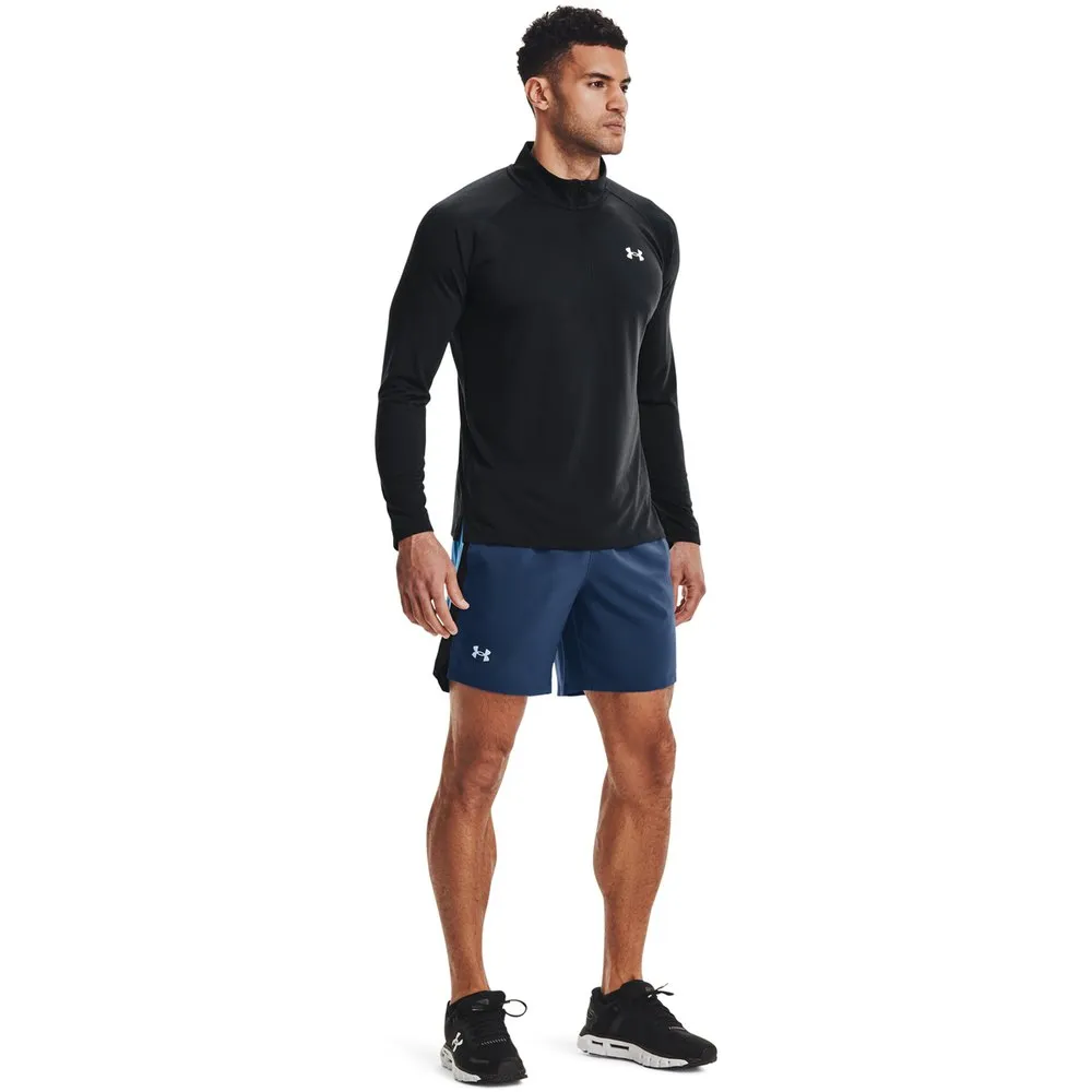Under Armour Seamless Halv Dragkedja Långärmad T-shirt male, Black Under Armour Seamless Halv Dragkedja Långärmad T-shirt male, Black