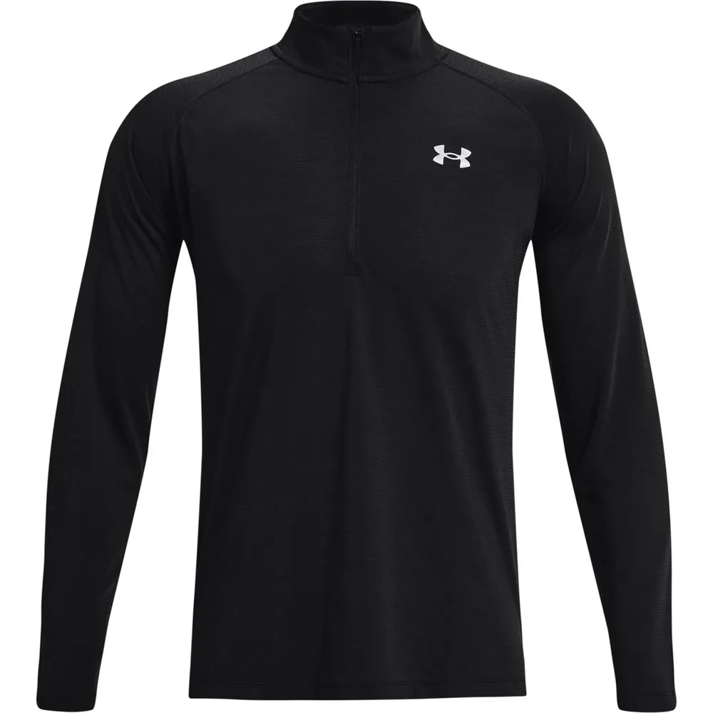 Under Armour Seamless Halv Dragkedja Långärmad T-shirt male, Black Under Armour Seamless Halv Dragkedja Långärmad T-shirt male, Black