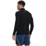 Under Armour Seamless Halv Dragkedja Långärmad T-shirt male, Black