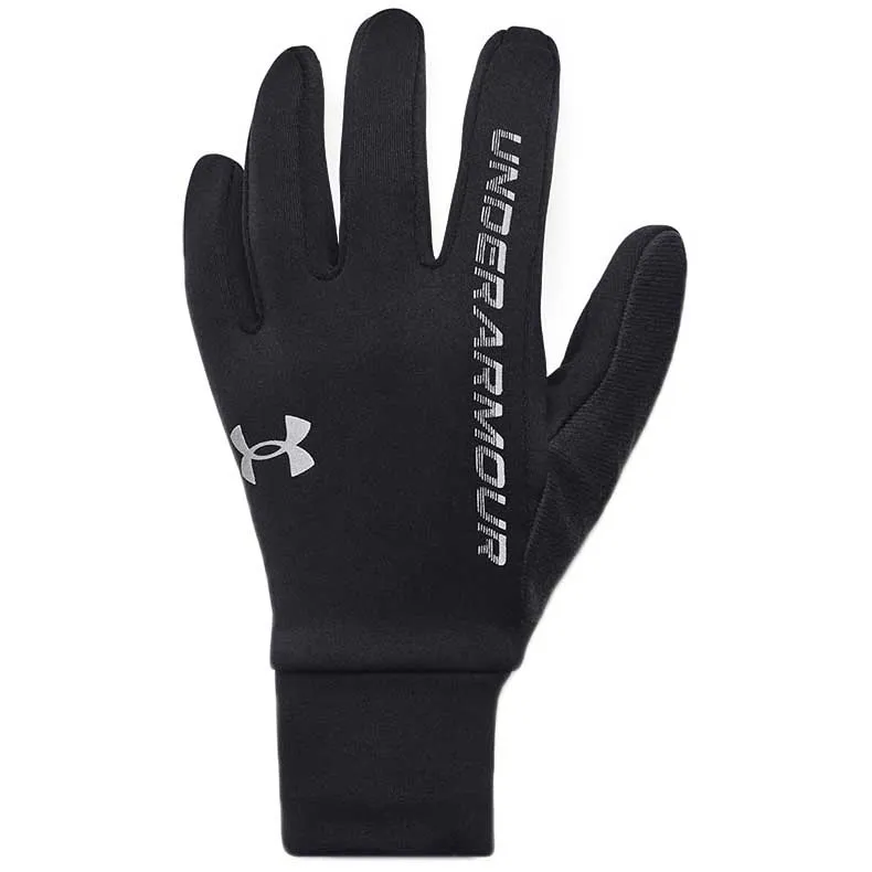 Under Armour Storm Printed Liner Handskar unisex, Black / black / reflective